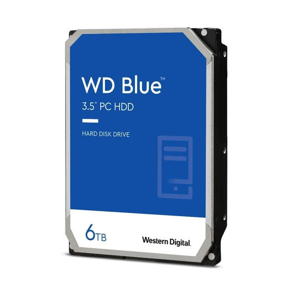 [New 100%] Ổ Cứng HDD WD Blue 6TB 3.5 inch SATA III 256MB Cache 5400RPM WD60EZAX