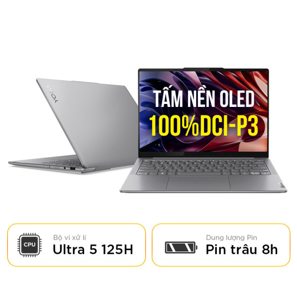 [New 100%] Laptop Lenovo Yoga Slim 7 14IMH9 83CV008EVN - Intel Ultra 5 125H | 16GB | 1TB  | 14 Inch OLED