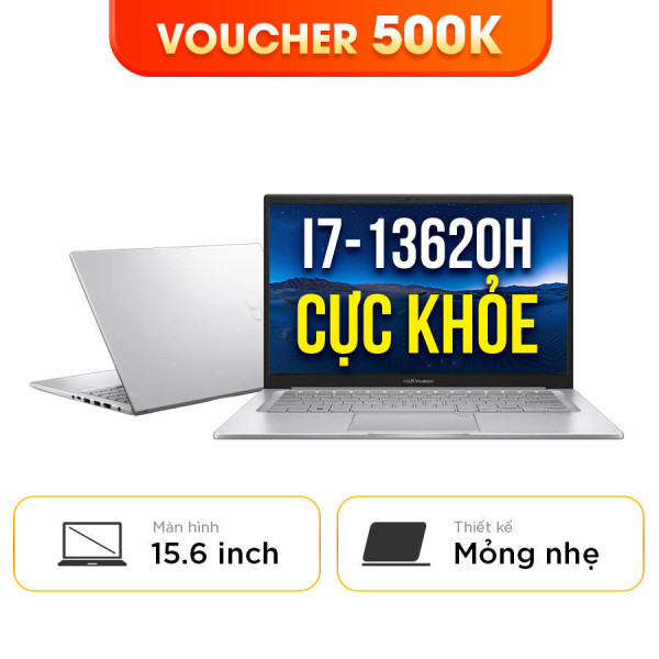 [New 100%] Laptop Asus Vivobook 15 X1502VA-BQ886W - Intel Core i7-13620H