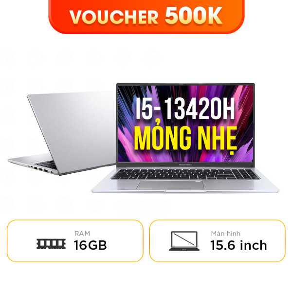 [New 100%] Laptop Asus Vivobook 15 X1502VA-BQ885W - Intel Core i5-13420H