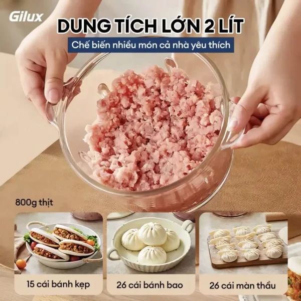 [New 100%] Máy Xay Thịt Đa Năng Gilux GX58 - Công Suất Lớn