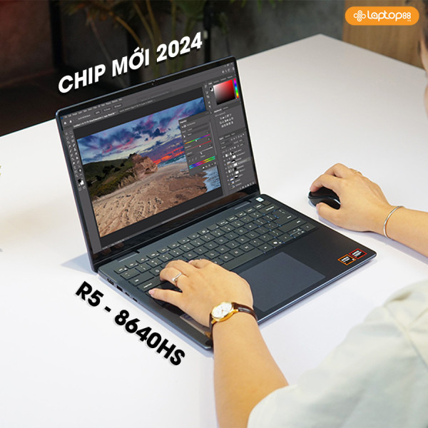 [New Outlet] Dell Inspiron 14 7445 2 in 1 77CF1 - AMD R5 - 8640HS | SSD 512GB | 14 inch Full HD+ Touch