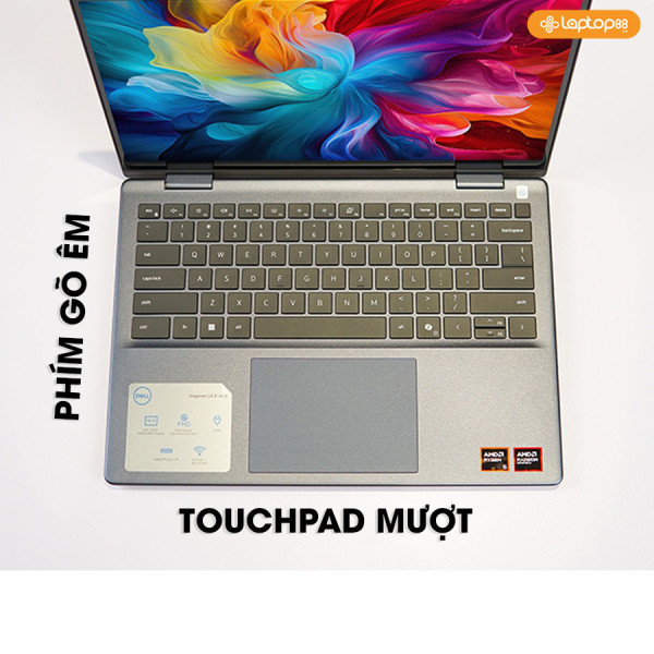 [New Outlet] Dell Inspiron 14 7445 2 in 1 77CF1 - AMD R5 - 8640HS | SSD 512GB | 14 inch Full HD+ Touch