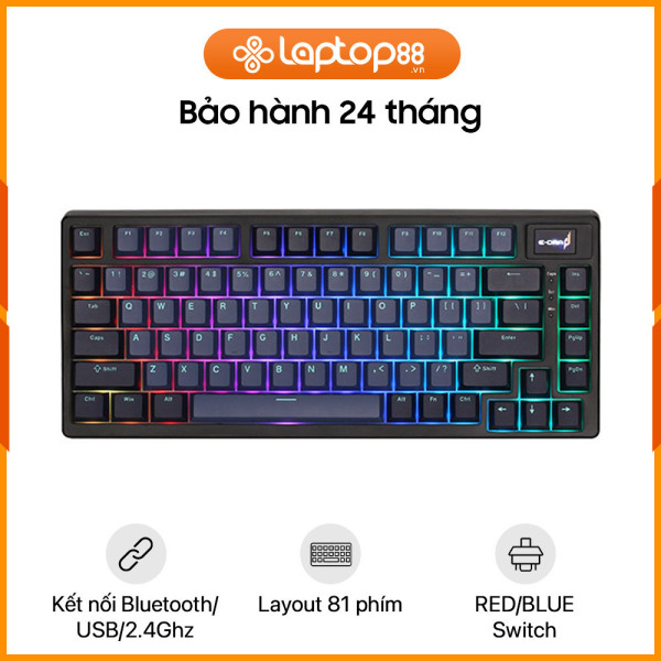 [New 100%] Bàn Phím Cơ Không Dây E-DRA EK375PRO