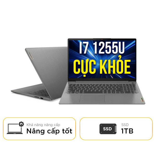 [New 100%] Laptop Lenovo Ideapad 3 15IAU7 82RK00X0VN - Intel Core i7 1255U | 16GB | 1TB | 15.6 Inch Full HD