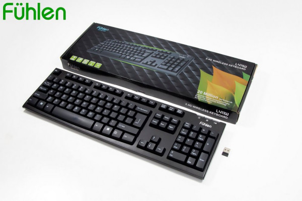 [New 100%] Bàn Phím Fuhlen L411W Wireless Black