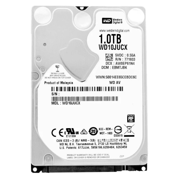 [New 100%] Ổ Cứng HDD 1TB SATA III 2.5 inch 5400rpm WD Blue WD10JUCX