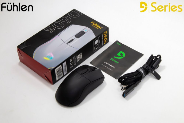 [New 100%] Chuột Gaming Không Dây Fuhlen D60S Black