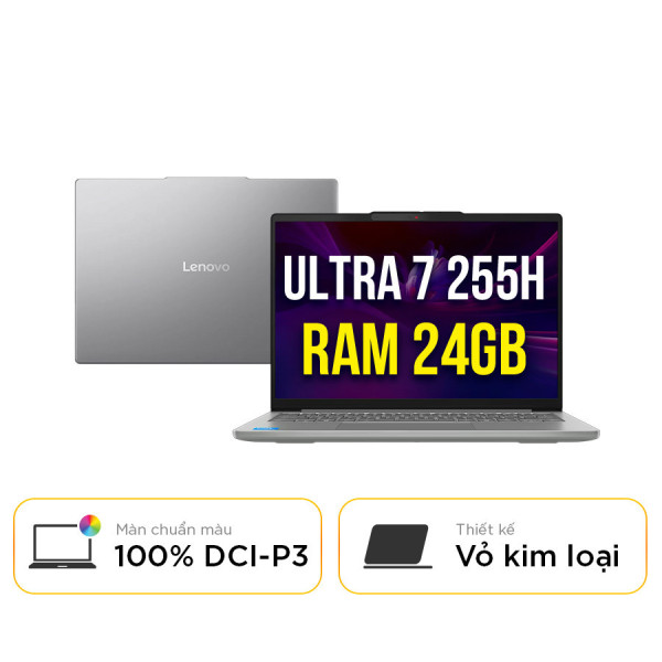 [New 100%] Laptop Lenovo IdeaPad Slim 5 14IAH10 83NC001AVN - Ultra 7 255H | 24GB | 1TB | 14 Inch OLED