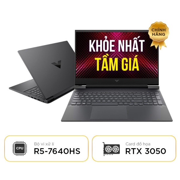 [New 100%] HP Victus 16 s0173AX - A9LG9PA - Ryzen 5-7640HS | 16GB | 512GB | RTX 3050 6GB | 16.1 inch FHD