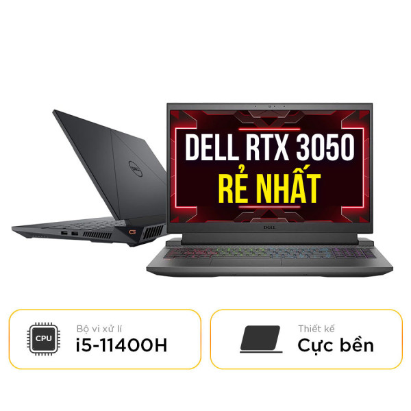 Laptop Cũ Dell G15 5511 - Intel Core i5-11400H | RTX 3050 | 15.6 inch Full HD