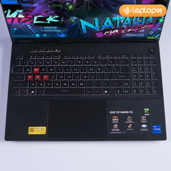[New 100%] Laptop Asus TUF Gaming F16 FX608JMR-RV048W - Intel i7 14650HX | RTX 5060 8GB | 16 Inch WUXGA 165Hz