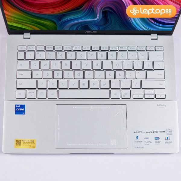 [New 100%] Laptop Asus Vivobook S14 S3407VA-LY053W - Intel i7-13620H | 14 Inch WUXGA