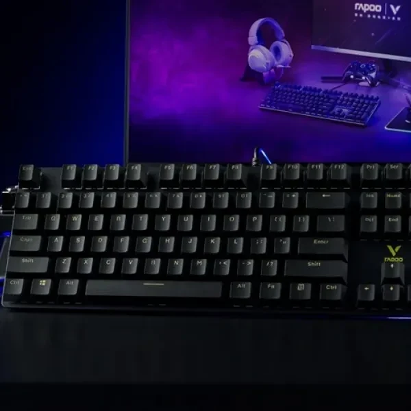 [New 100%] Bàn phím máy tính RAPOO V500 ALLOY Black_Black Switch