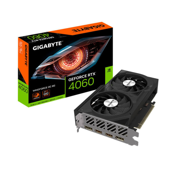 [Mới 100%] Card Đồ Họa VGA Gigabyte RTX 4060 Windforce OC 8GB (N4060WF2OC_8GD)