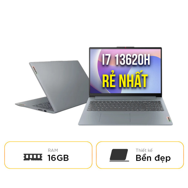 [New 100%] Laptop Lenovo IdeaPad Slim 3 15IRH8 83EM00H6IN - Intel Core i7-13620H | 16GB | 15 inch Full HD