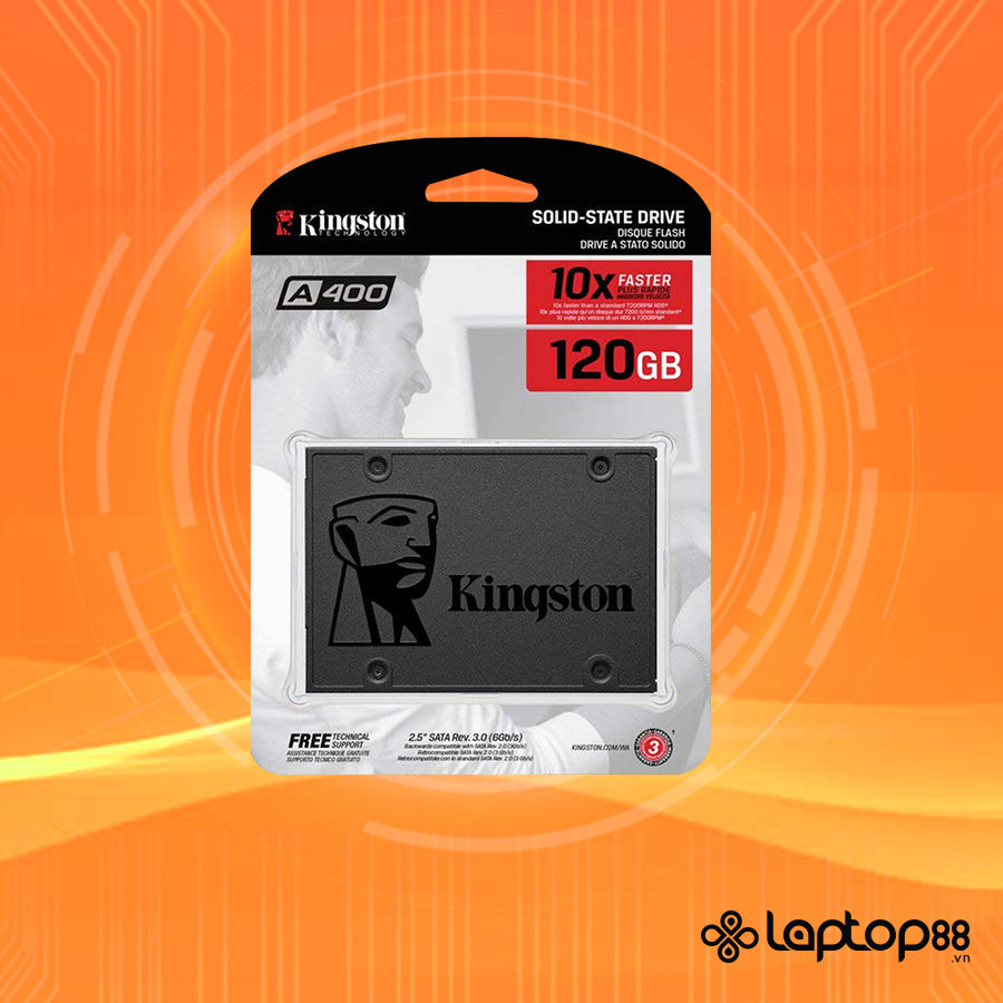 Ổ cứng SSD 2.5 Inch 120GB Kingston A400 / SA400 - Hàng Chính Hãng