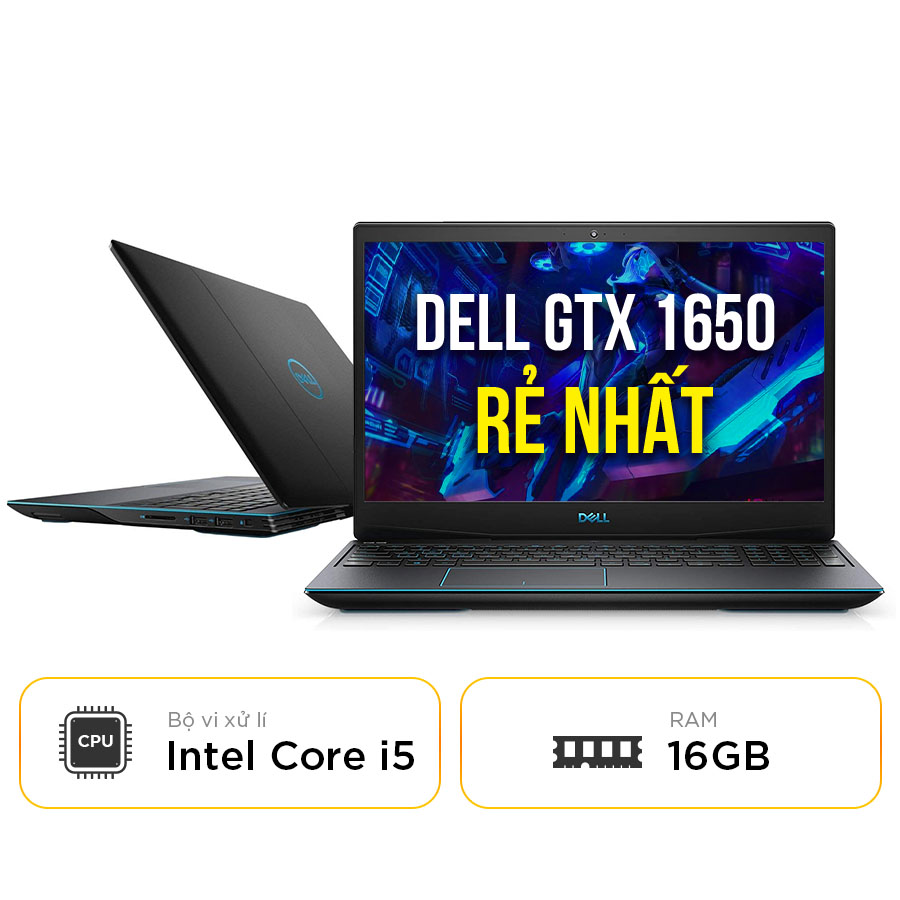 Laptop Cũ Dell Inspiron Gaming G3 3590 - Intel Core i5-9300H | GTX 1650