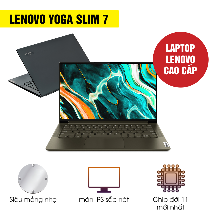 [Mới 100% Full Box] Laptop Lenovo Yoga Slim 7 14ITL05 82A3004FVN - Intel Core i7