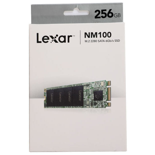 Ổ cứng SSD M2 Sata 2280 256GB Lexar NM100 - Hàng Chính Hãng