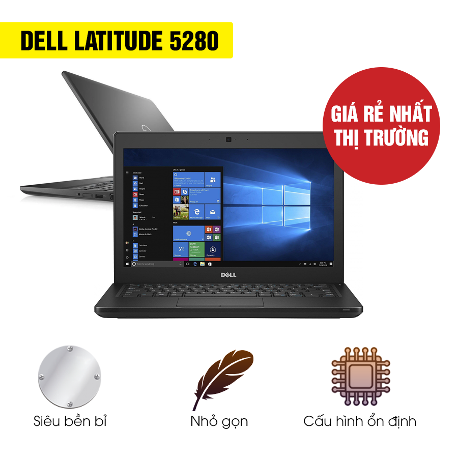 Laptop Cũ Dell Latitude 5280 - Intel Core i3