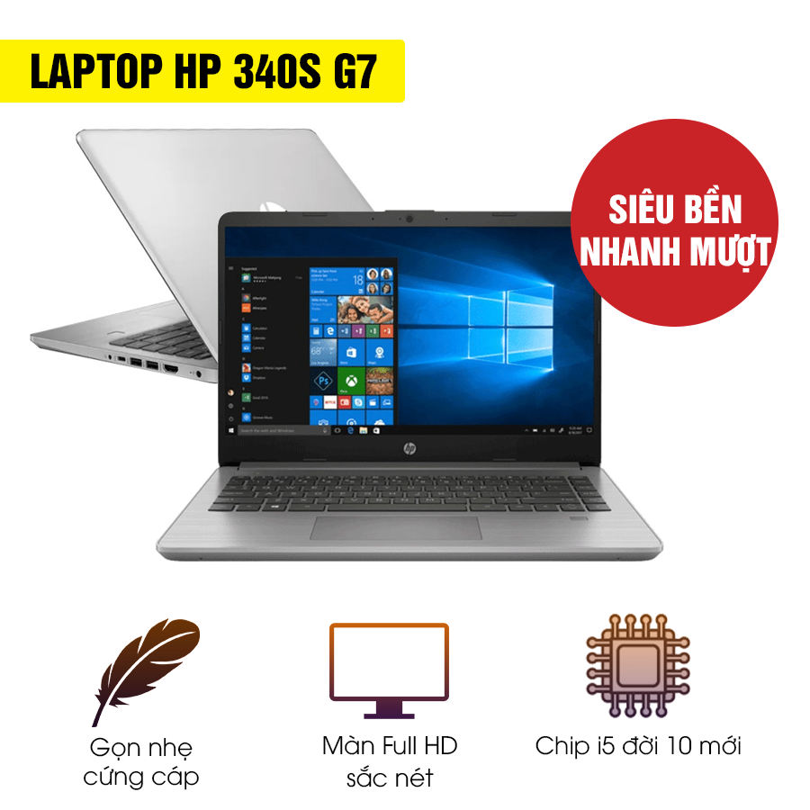 [Mới 100% Full Box] Laptop HP 340s G7 36A43PA - Intel Core i5