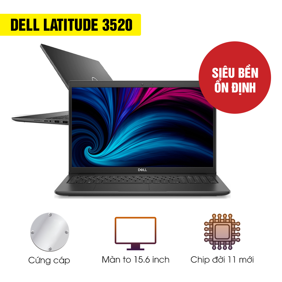 [Mới 100% Full Box] Laptop Dell Latitude 3520 70251603 - Intel Core i3