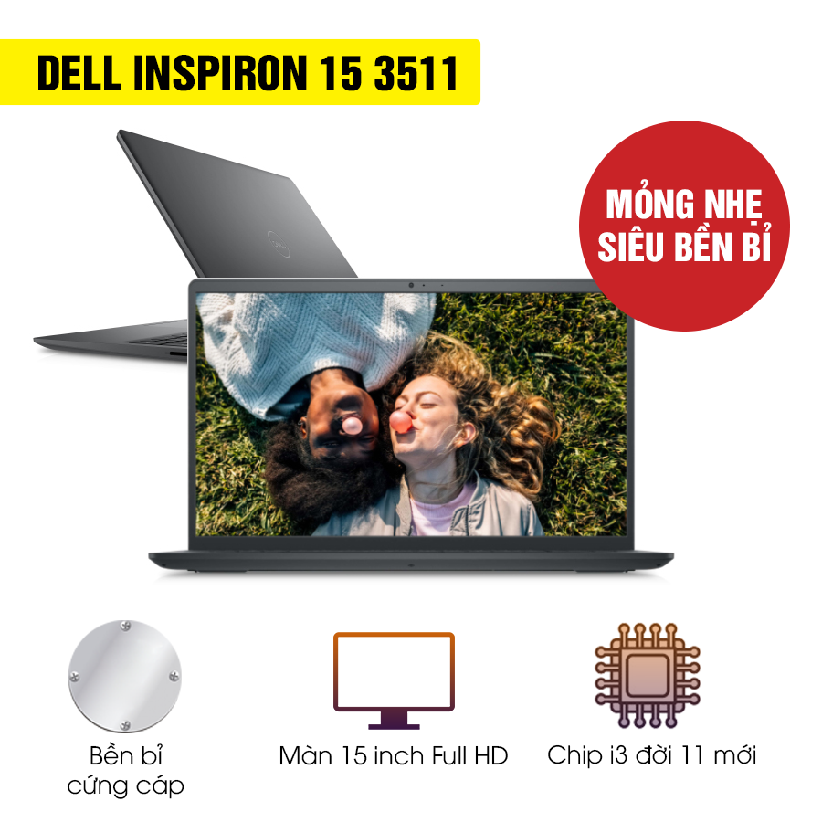 [Mới 100% Full Box] Laptop Dell Inspiron 15 3511 5G8TF - Intel Core i3