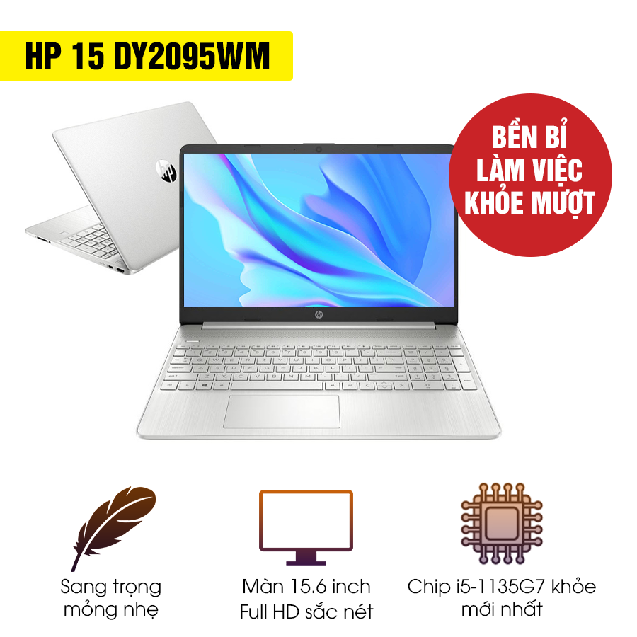 [Mới 100% No-Box] Laptop HP 15 DY2095WM - Intel Core i5 