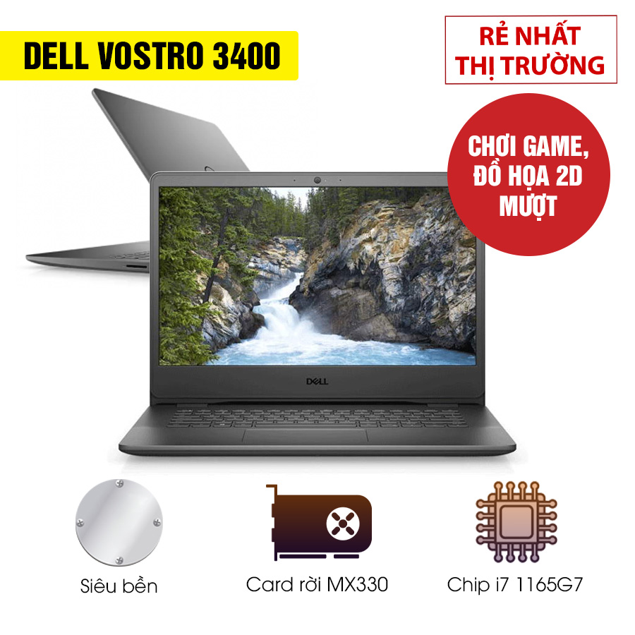 [New 100%] Laptop Dell Vostro 3400 V4I7015W1 - Intel Core i7