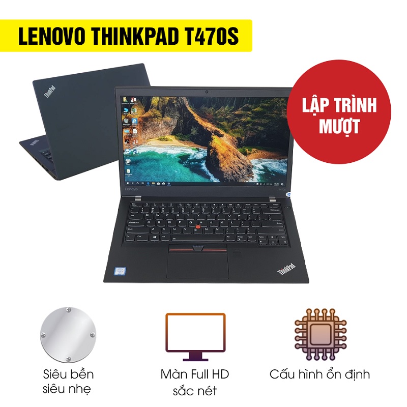 Laptop Cũ Lenovo Thinkpad T470s - Intel Core i5