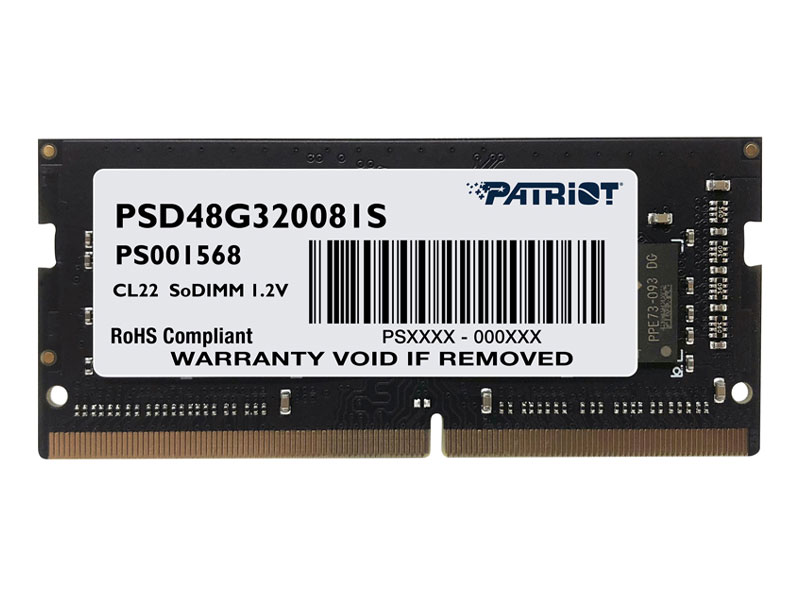 RAM Laptop DDR4 8GB Patriot bus 3200Mhz - Hàng Chính Hãng