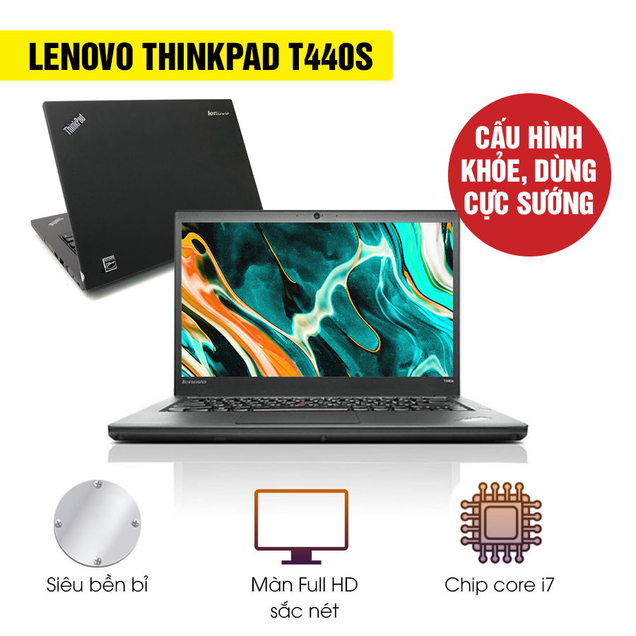 Laptop Lenovo Thinkpad T440s - Intel Core i7 HD+ | Flash Sale