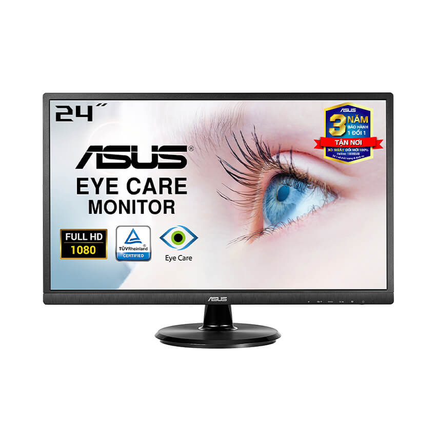 Màn hình Asus 23.8 inch VA249HE (23.8 inch/FHD/VA/250cd/m²/HDMI+VGA/5ms)