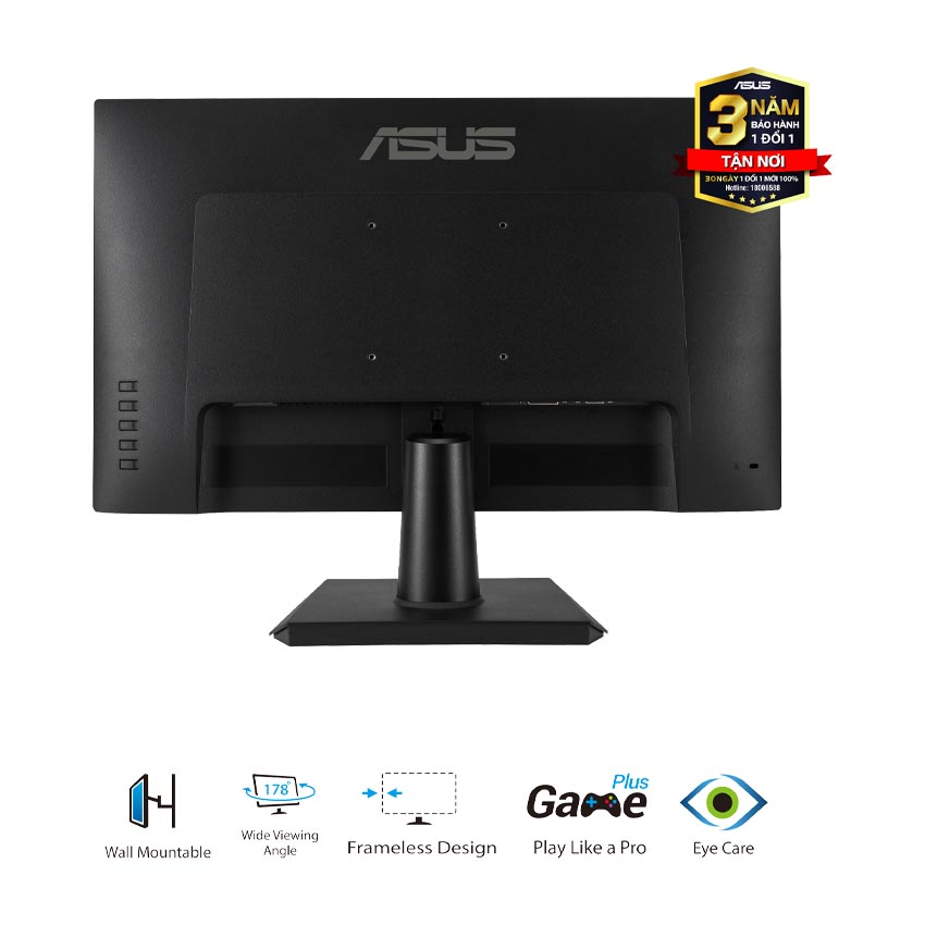Màn Hình ASUS 27 inch VA27EHE (27 inch/FHD/IPS/75Hz/1ms/250 nits/HDMI+Dsub)