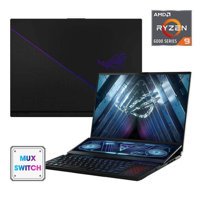 [Mới 100% Full Box] Laptop  Asus ROG Zephyrus Duo 16 GX650RW-LO999W - AMD R9-6900HX | RAM 32GB | 1TB SSD | RTX 3070Ti | 2K 165Hz