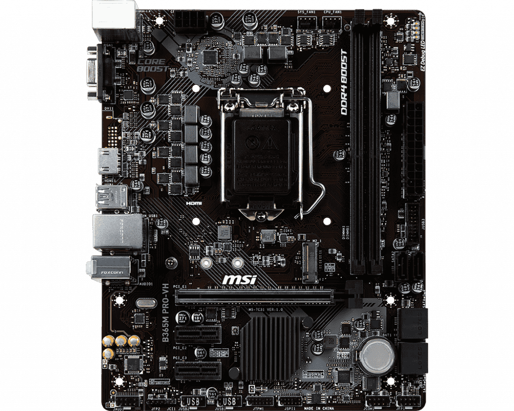 Mainboard MSI B365M Pro - VH 1151V2 Mới (Intel B365M, m-ATX)