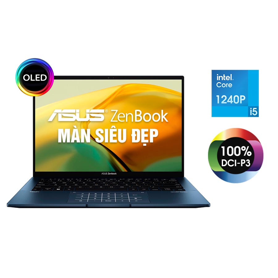 [Mới 100% Full Box] Laptop Asus Zenbook UX3402ZA-KM219W (2022) - Intel Core i5 1240P