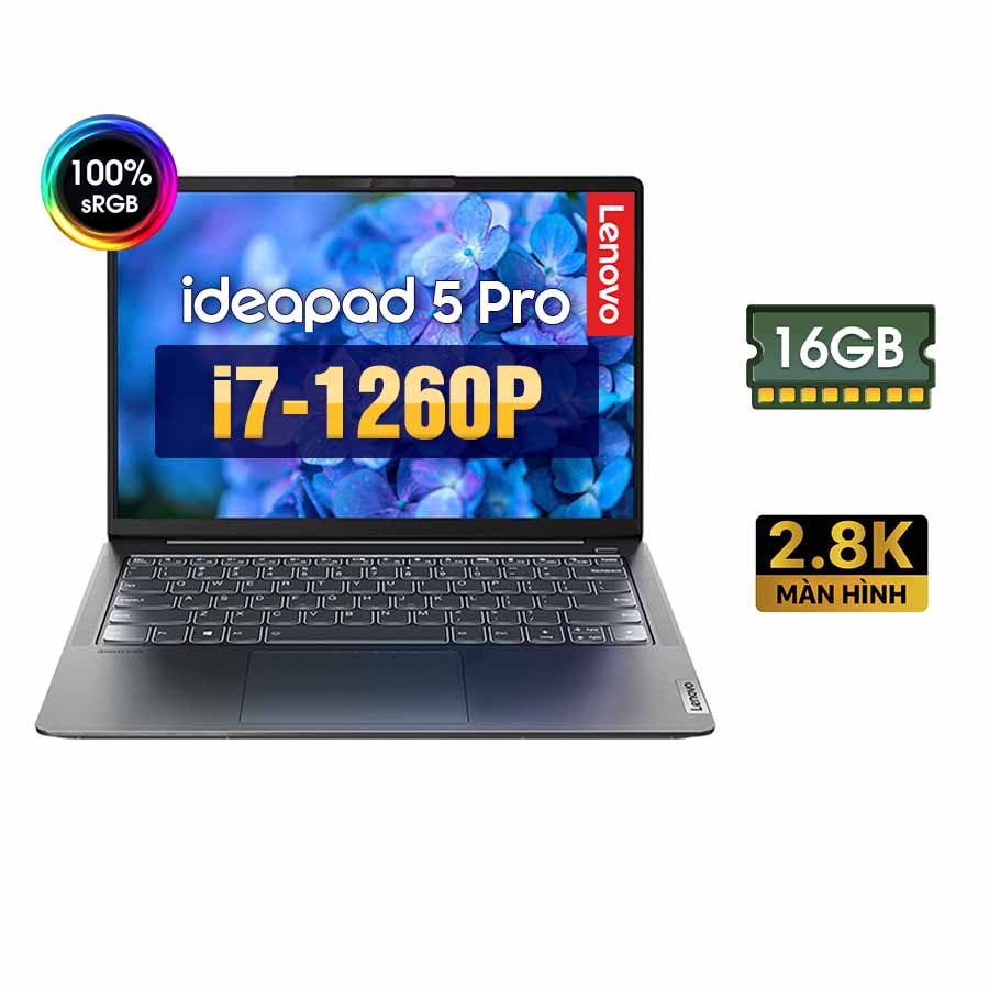 [New 100%] Laptop Lenovo Ideapad 5 Pro 14IAP7 82SH002UVN - Intel core i7-1260p | 16GB | 14 Inch 2.8K