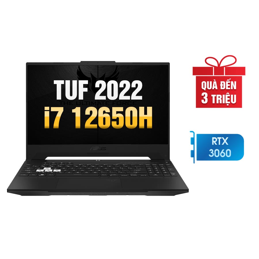 [Mới 100% Full Box] Laptop ASUS TUF Dash F15 FX517ZM-HN480W - Intel Core i7 - 12650H | RTX 3060 | 15.6 Inch Full HD