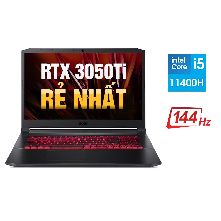 [Mới 99% Full-Box] Laptop Acer Nitro 5 AN515-57-5700 - Intel Core i5-11400H | RAM 16GB | RTX 3050Ti | 15.6 inch Full HD 