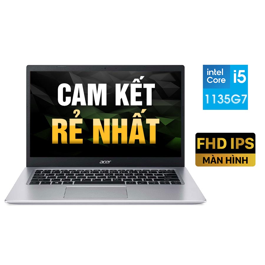 [Mới 99% Full-Box] Laptop Acer Aspire 5 A514-54-501Z NXA25AA001 - Intel Core i5 - 1135G7 | 14 Inch Full HD