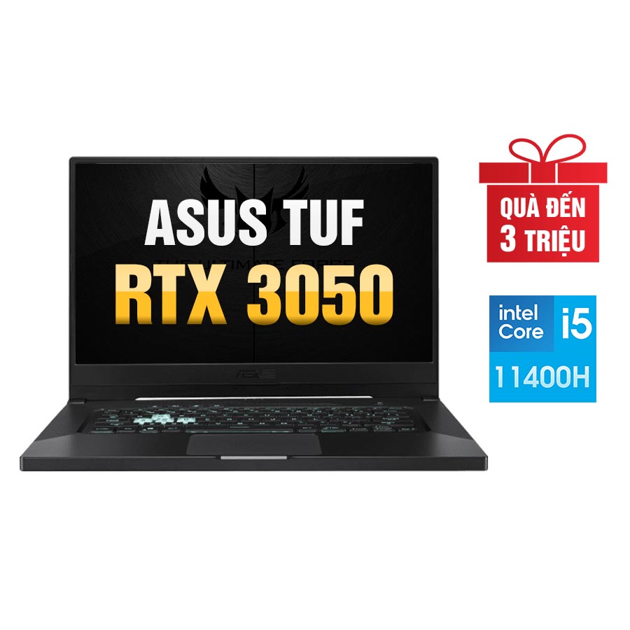 [Mới 100% Full Box] Laptop Asus TUF FX506HC M00MM0 - Intel Core i5 - 11400H | RTX3050 4GB | 15.6 Inch Full HD