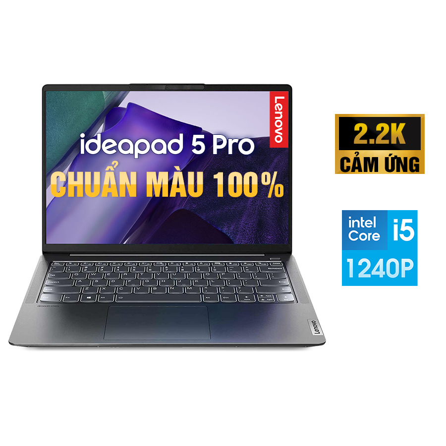 [New 100%] Laptop Lenovo Ideapad 5 Pro 14IAP7 82SH0004US - Intel Core i5 1240p | 8GB | 14 Inch 2.2K 100% sRGB