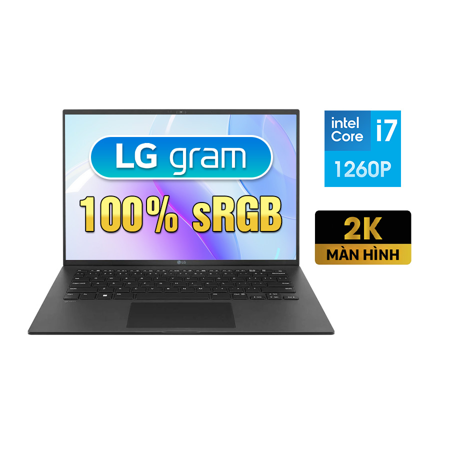 LG Gram 14 i7 14ZB90Q-G.AAC6U1 - Màn 2K WQXGA, 100% sRGB, Pin trâu
