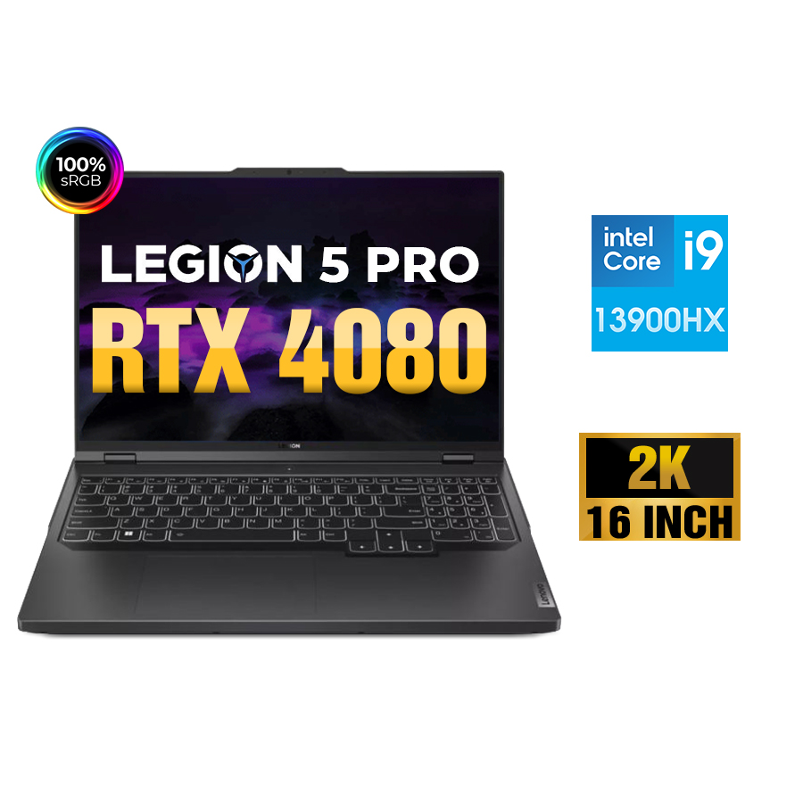 [New 100%] Lenovo Legion Pro 7 16IRX8H 82WQ002SUS - Intel Core i9-13900HX |  RTX 4080 | 16 inch QHD+ 240Hz 500nits 100% sRGB