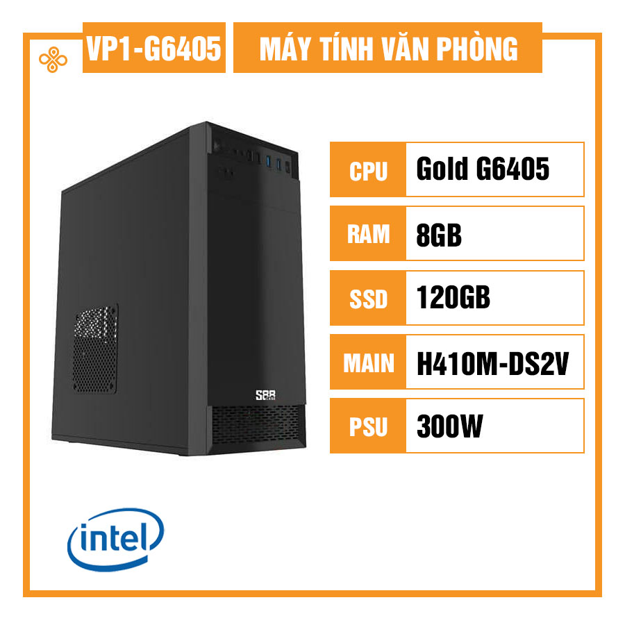[New 100%] Máy tính để bàn văn phòng Intel Pentium G6405