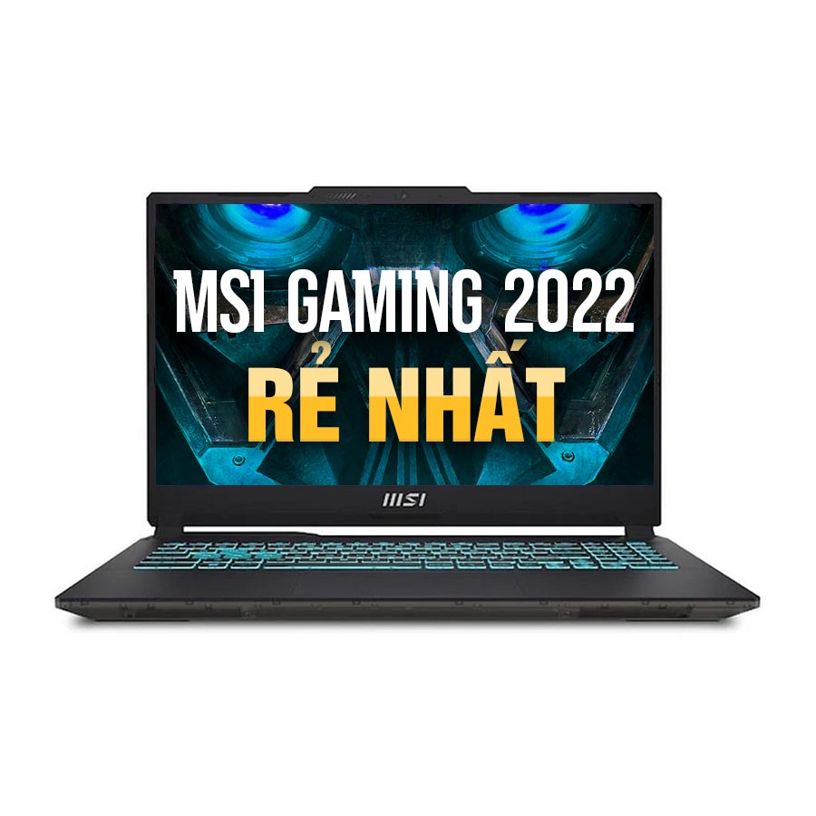 [New 100%] Laptop MSI Cyborg 15 A12UCX-281VN - Intel Core i5-12450H | RTX 2050 | 15.6 inch Full HD 144Hz