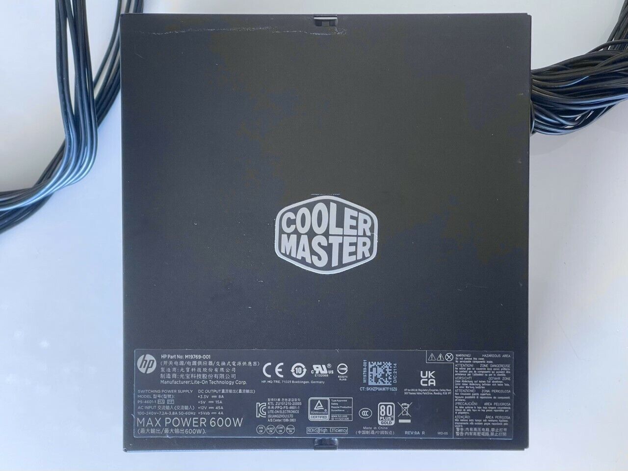 [New 100%] Nguồn Máy Tính Cooler Master Cooler 600W 80 Plus Gold (Tray)
