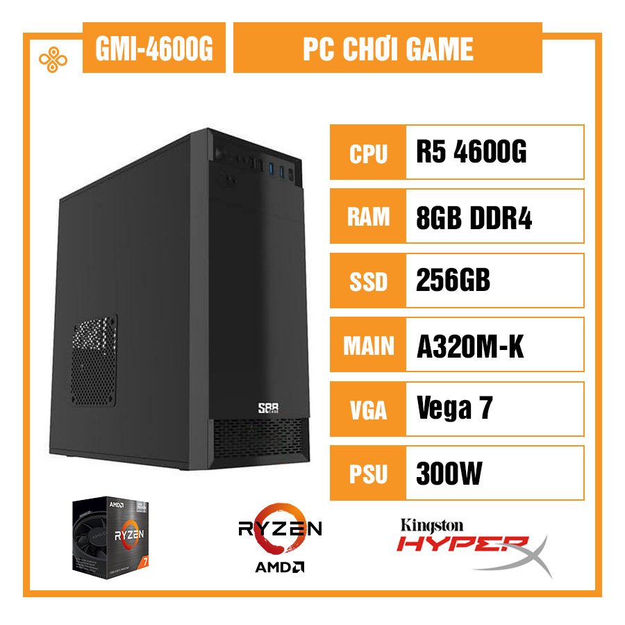 [New 100%] PC Gaming AMD Ryzen 5 - 4600G